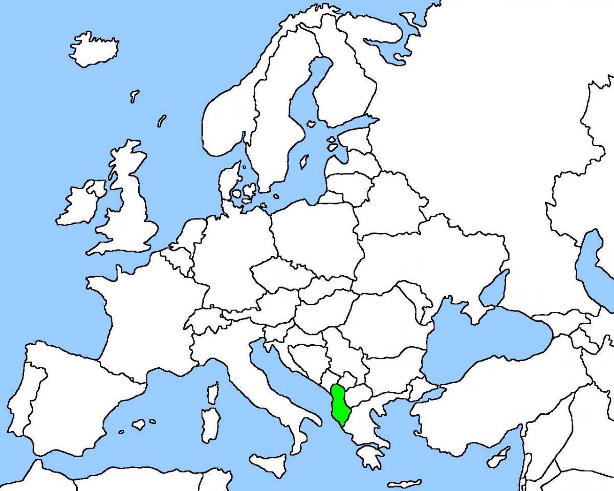 зураг Албани газрын байршил