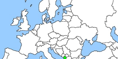 Зураг Албани газрын байршил